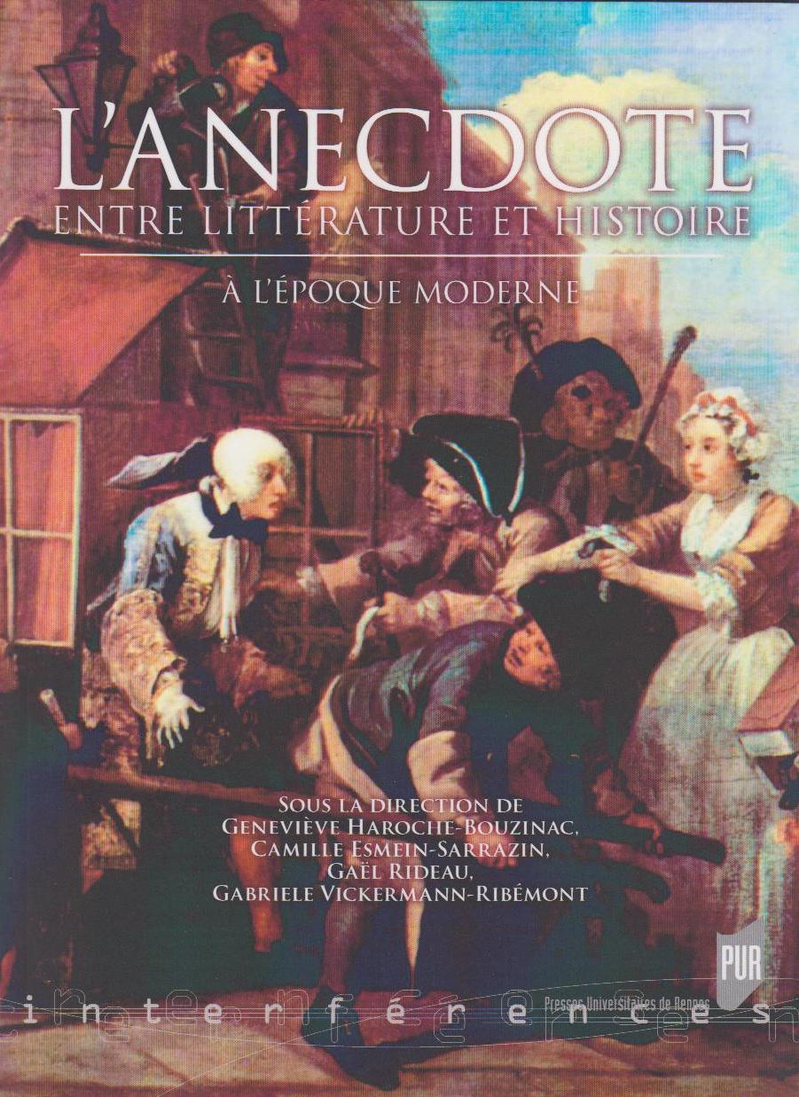 L'anecdote entre littérature et histoire