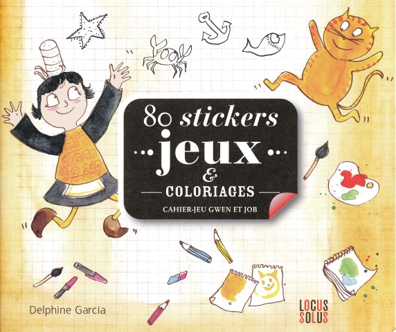 80 stickers jeux et coloriages